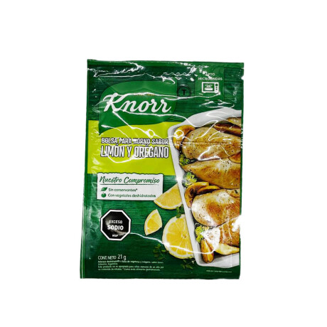 Sazon KNORR Bolsas para Horno (Unidad) Limón y Orégano