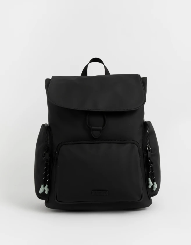 Mochilas Urbanas Deportivo Mochila Efecto Engomada - Negro