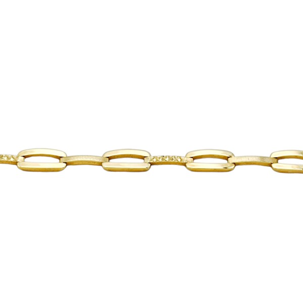 Pulsera Rectangular -Oro bajo-SIn Piedra-PU8079 Conpiedra