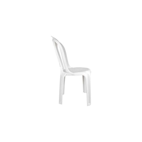 Silla de plástico para jardín MOR Bistró hasta 140kg Blanco