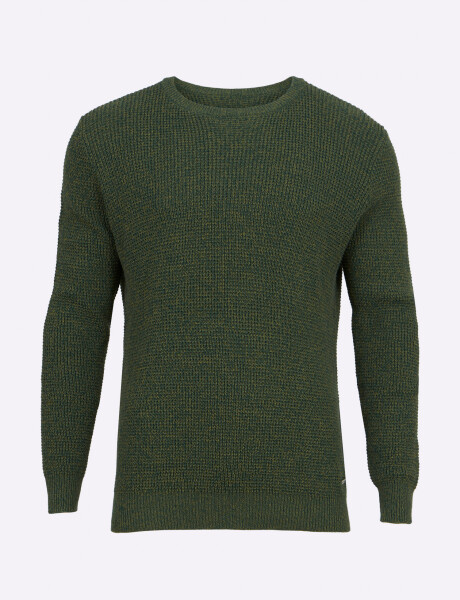 Sweater melange verde