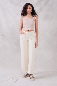 Top Volados Lurex Crudo