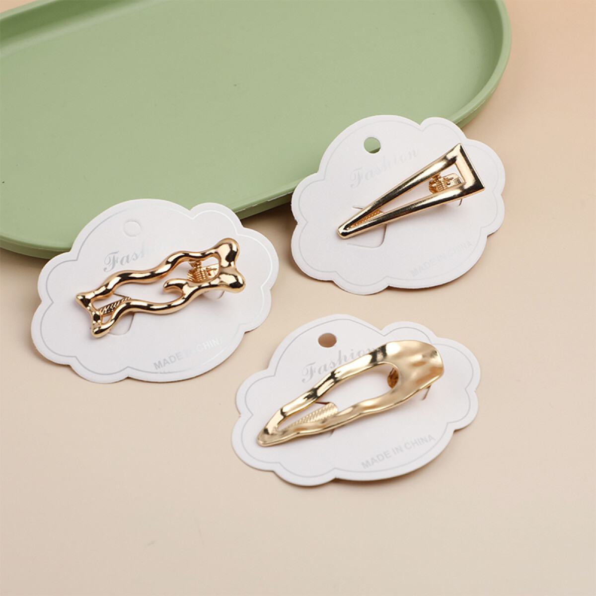 Broche pinza para el cabello brillante - Broche Pinza Para El Cabello Brillante 