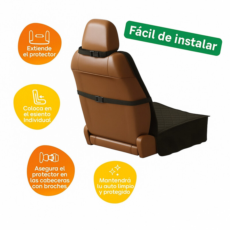 Cubre Asiento Delantero Auto Mascota Protector Impermeable Cubre Asiento Delantero Auto Mascota Protector Impermeable