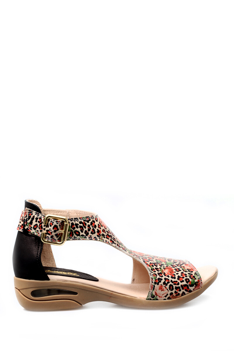 Sandalia Grace Negro Tigre