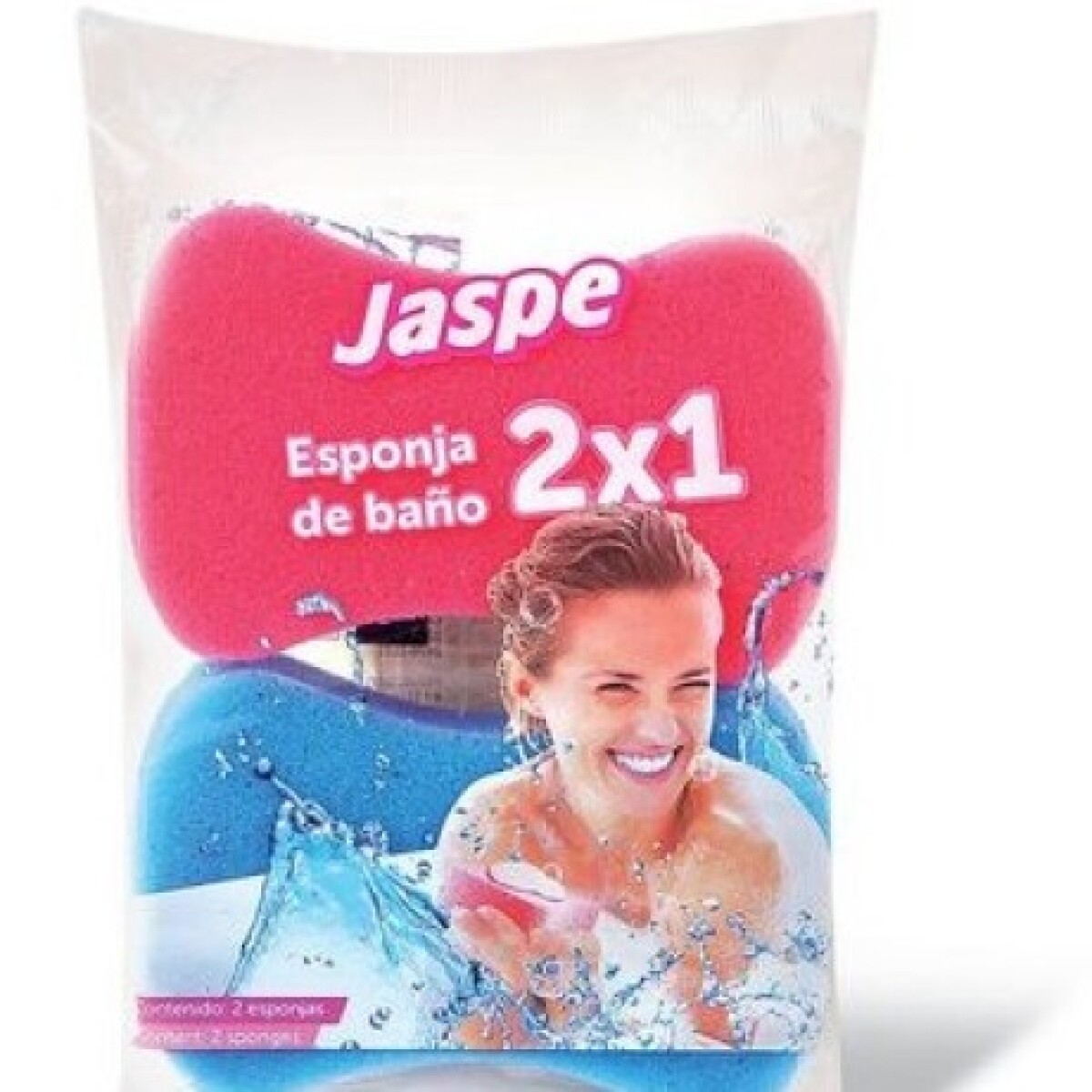 Esponja de baño Jaspe 2 unidades 