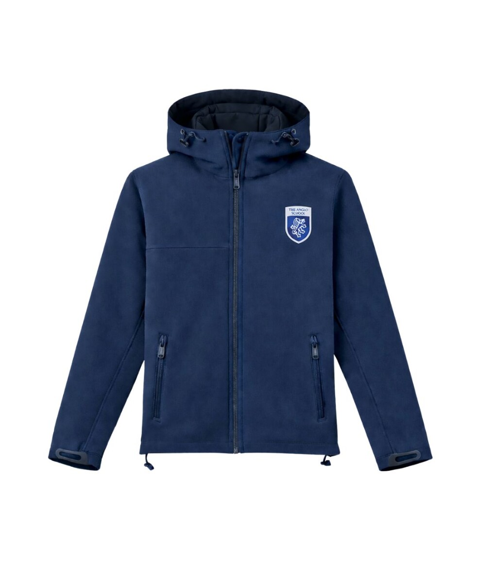 Campera Light-shell niño c/capucha - Navy 
