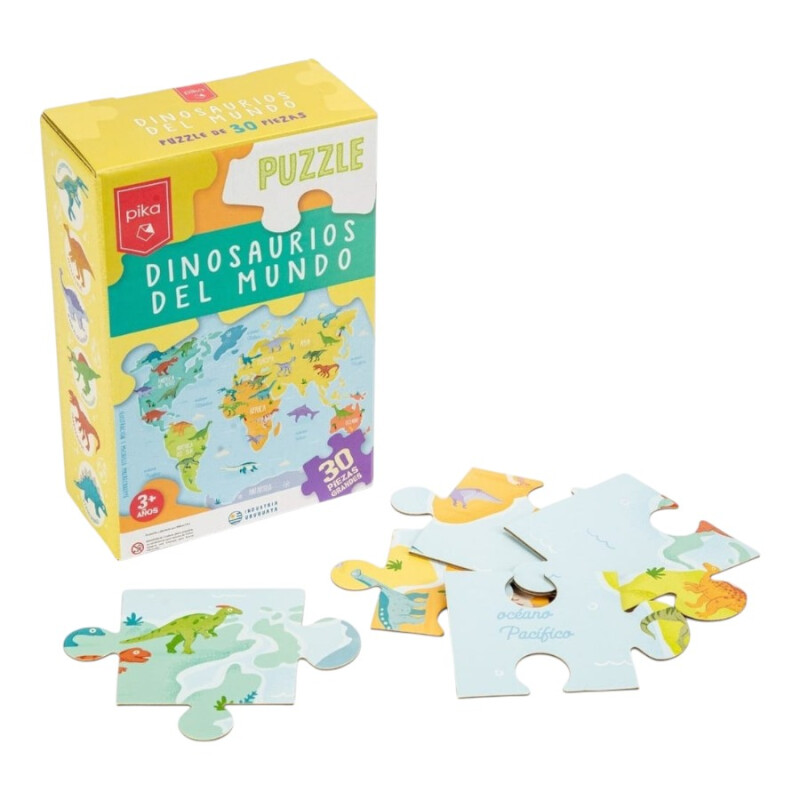 Puzzle Dinosaurios del Mundo 30 Piezas Pika Puzzle Dinosaurios del Mundo 30 Piezas Pika