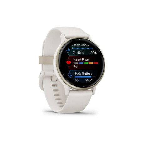 Reloj Garmin Vivoactive 5 Con Bisel de Aluminio Blanco