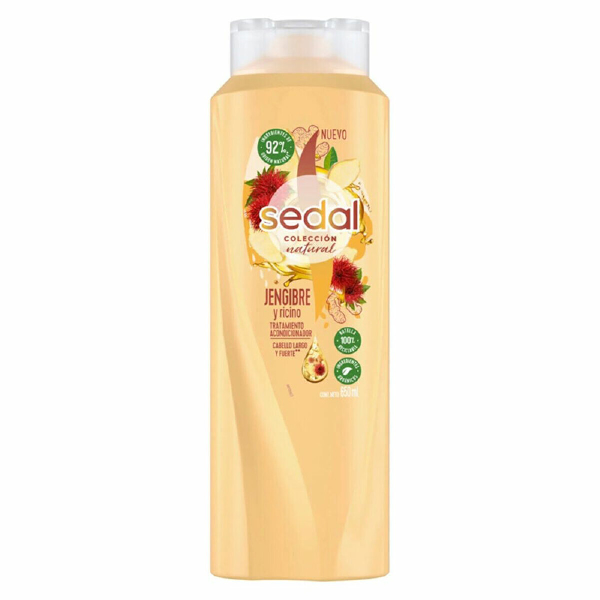 Sedal acondicionador 650 ml - Jengibre y ricino 