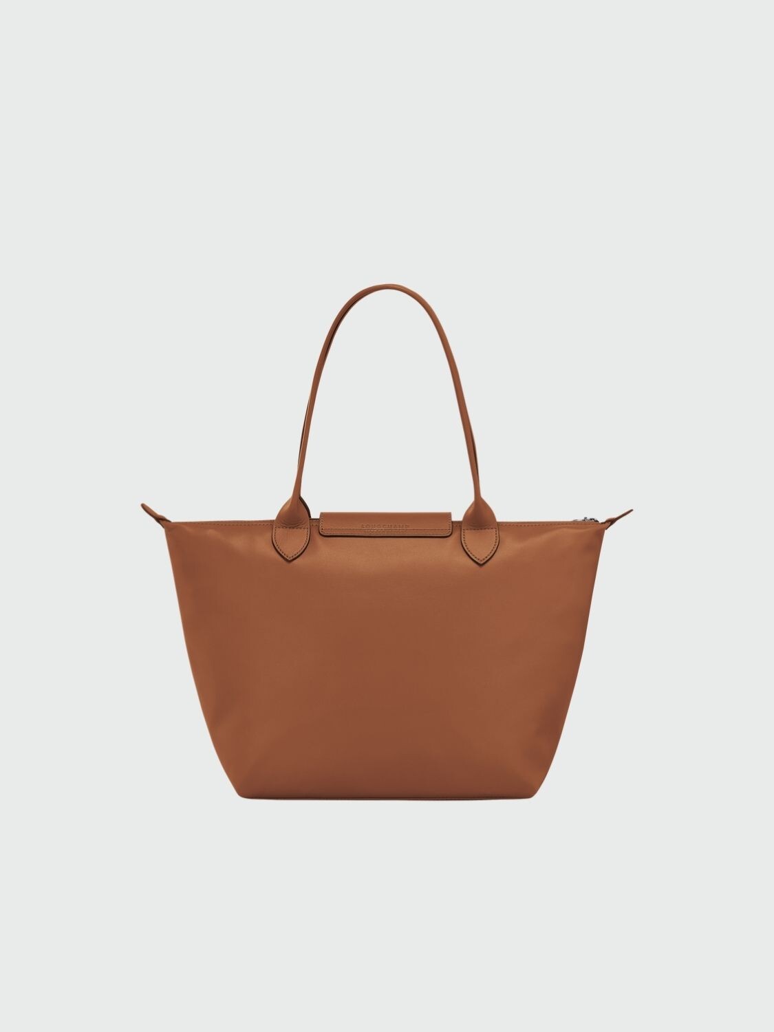 Longchamp -Bolso de cuero talle M, Le pliage Xtra Marrón