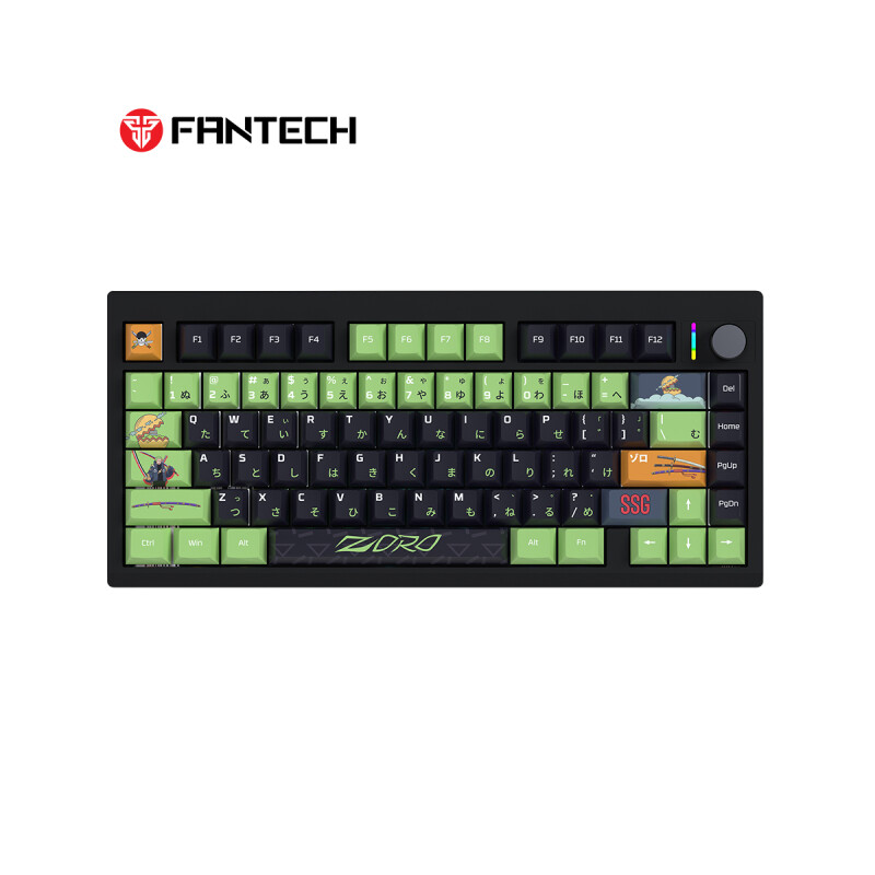 Teclado Gamer Fantech MK921 Zoro One Piece Switch White Teclado Gamer Fantech MK921 Zoro One Piece Switch White