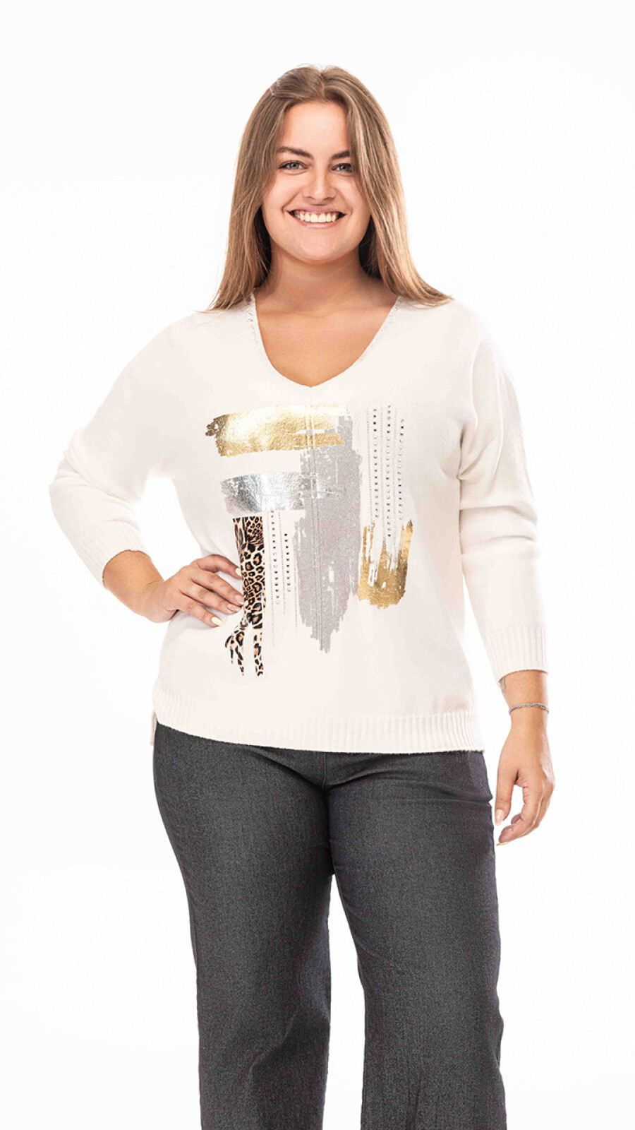 Sweater París Blanco