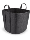Cesta HJALTI W37xL37xH32 cm negra Cesta HJALTI W37xL37xH32 cm negra