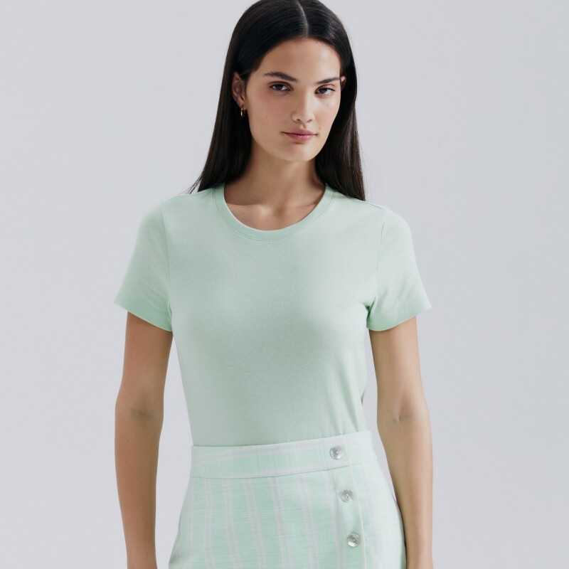 BLUSA MM FEM VERDE CLARO