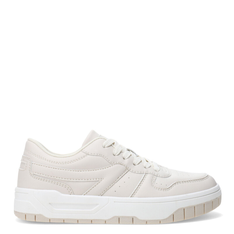 Championes de Mujer Miss Carol RENCH con plataforma Beige