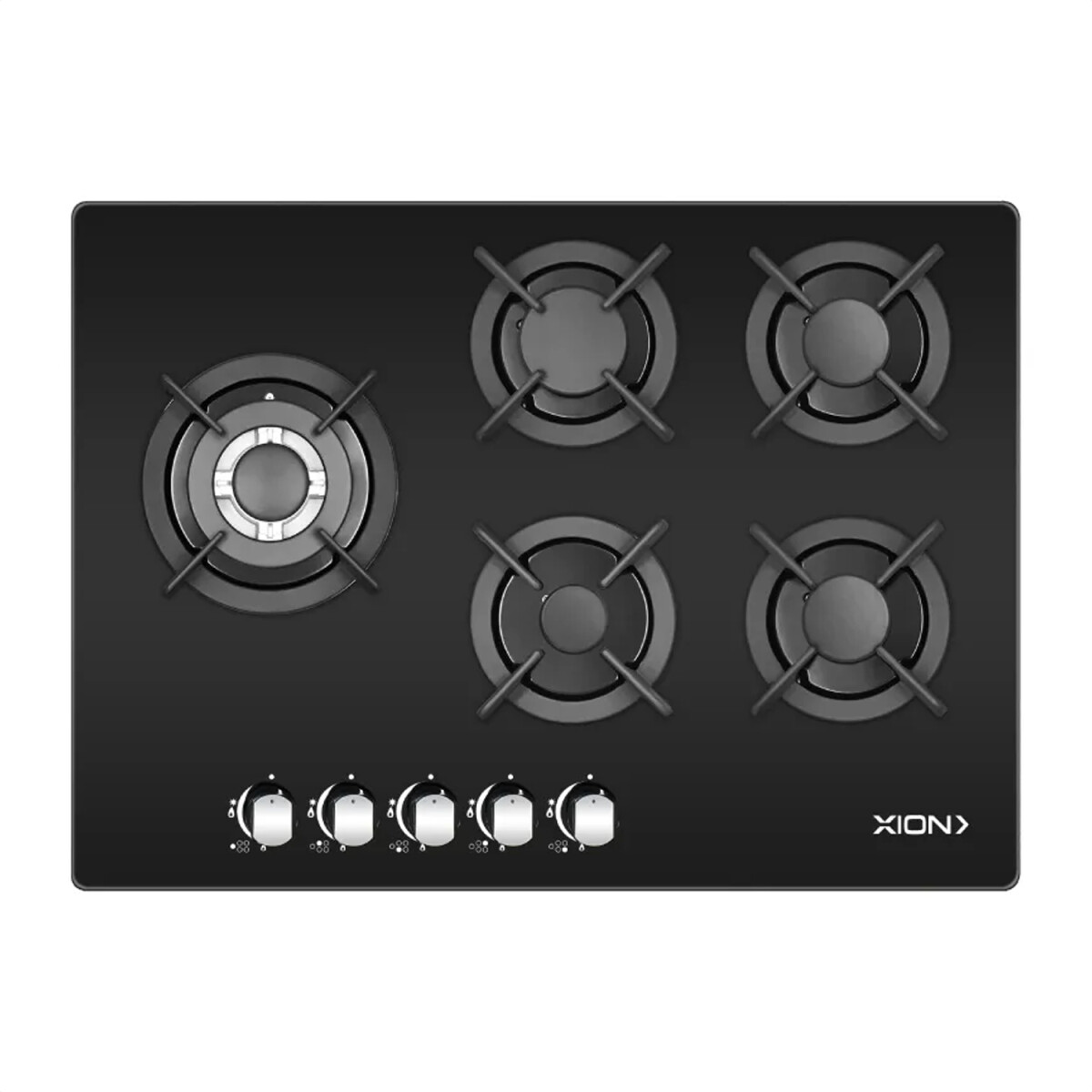 Anafe Xion 5 Hornallas Gas Mesa Vidrio Super Quemador - BARRA DE SONIDO XION XI-BAR220 