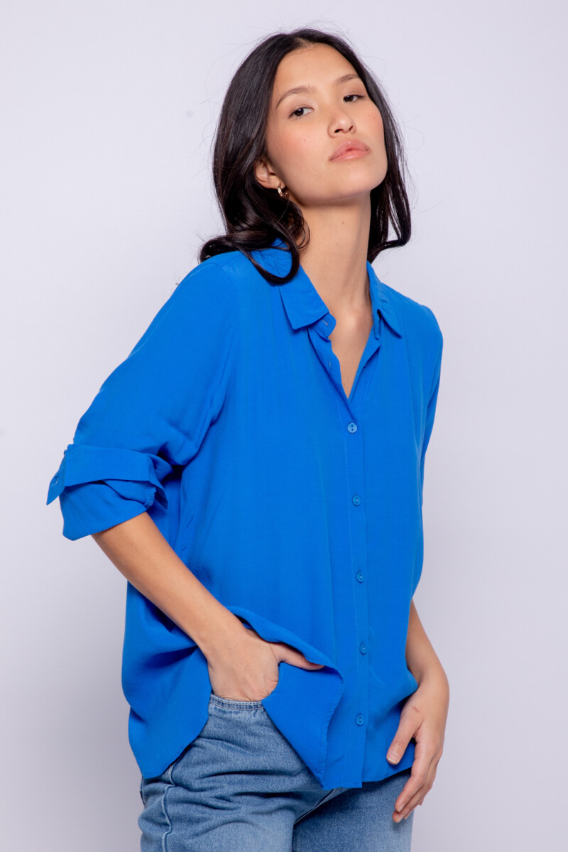 CAMISA LUCCA Azul Francia