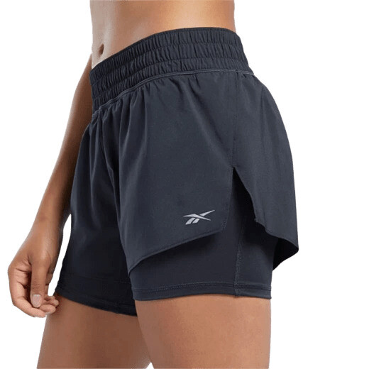 Short Reebok Running Dama 2-In-1 C: Black S/C