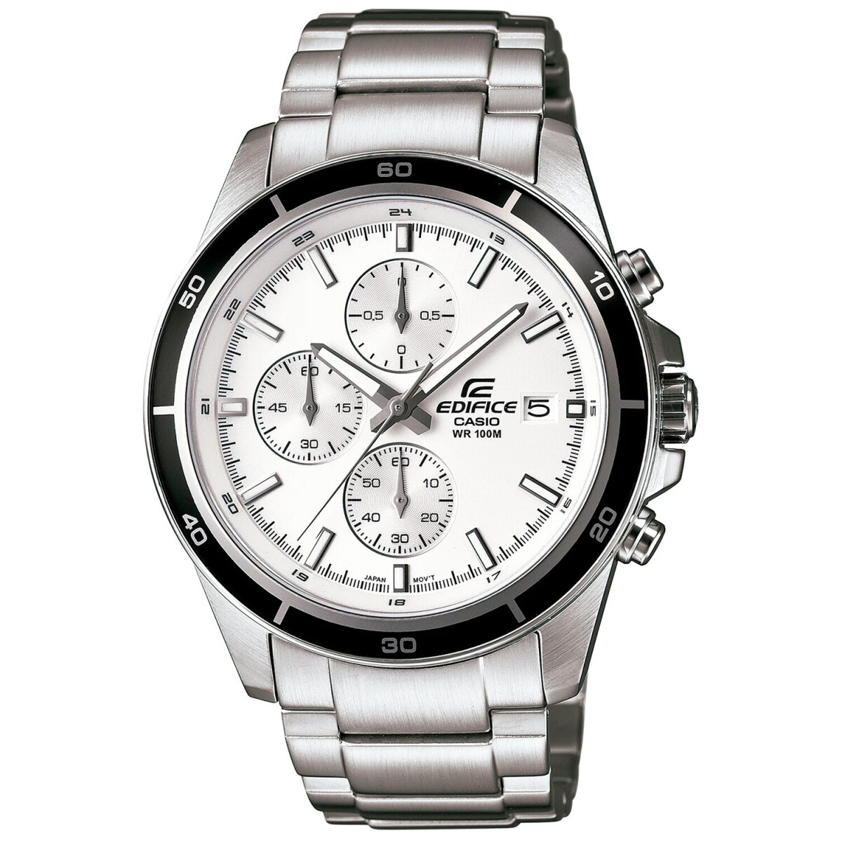 Reloj Análogo Casio Edifice EFR-526D En Acero Diseño Deportivo Elegante Y Resistente - Blanco 