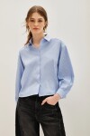 Camisa Marcel Stripes Celeste