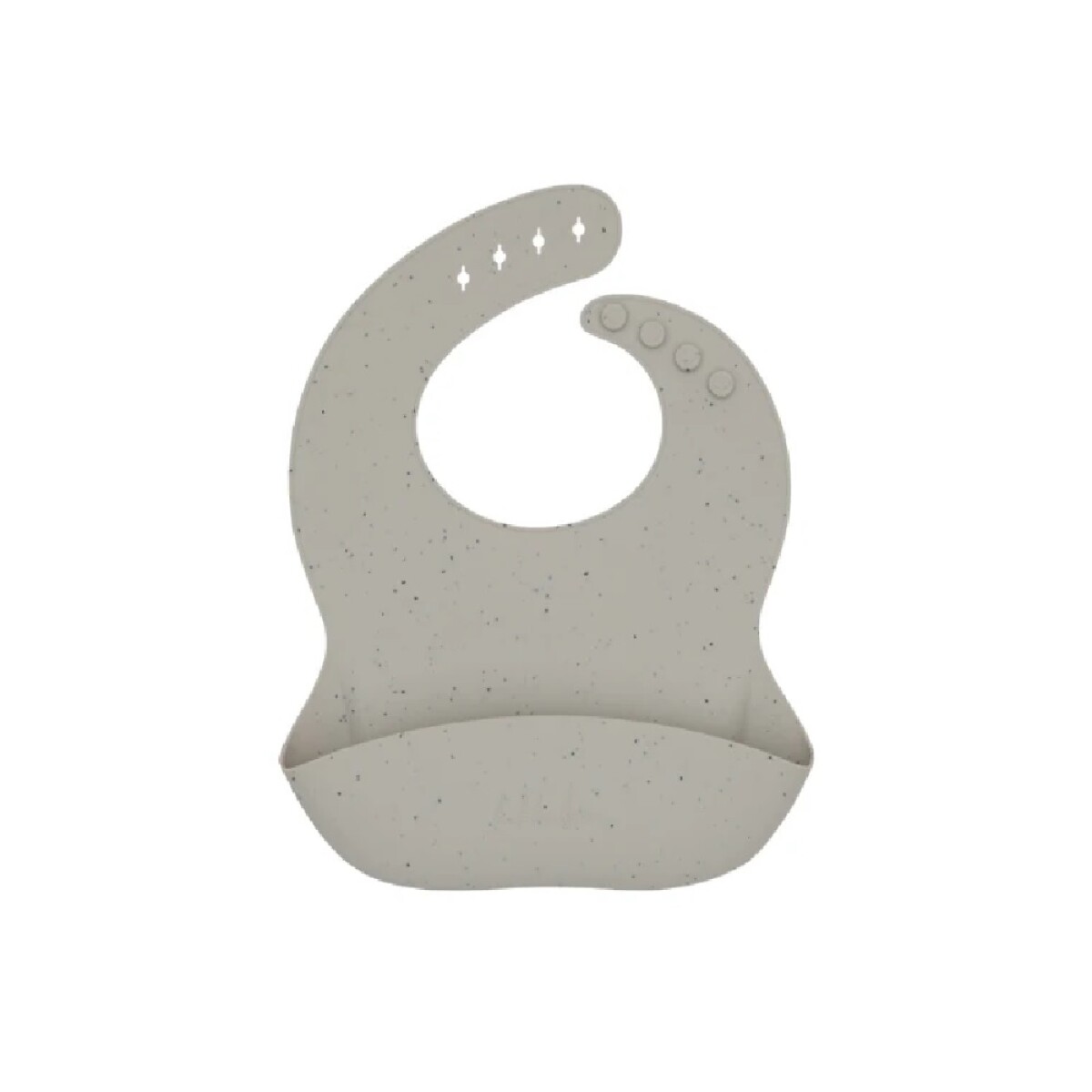 Babero silicona premium - beige 