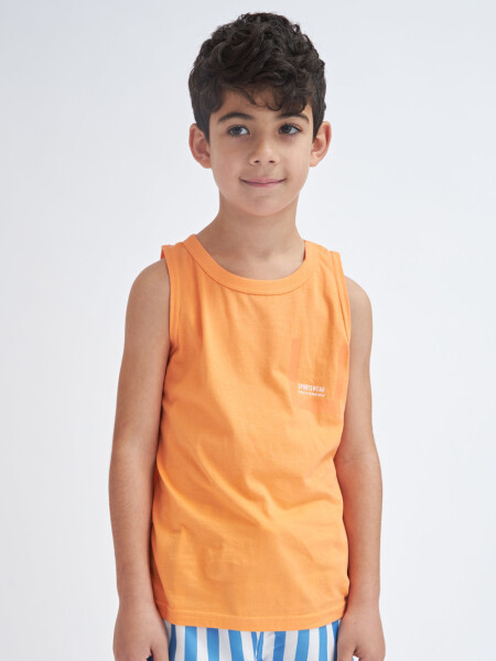 Camiseta sin mangas Sport -Naranja