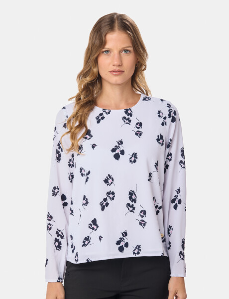 BLUSA ESTAMPADA CLÁSICA Tulipan