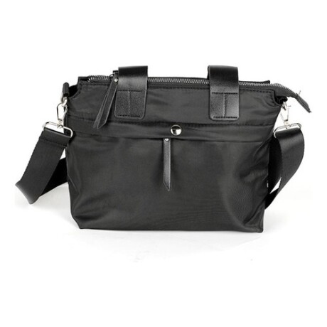 Bandolera Canva modelo Barcelona en nylon Negro