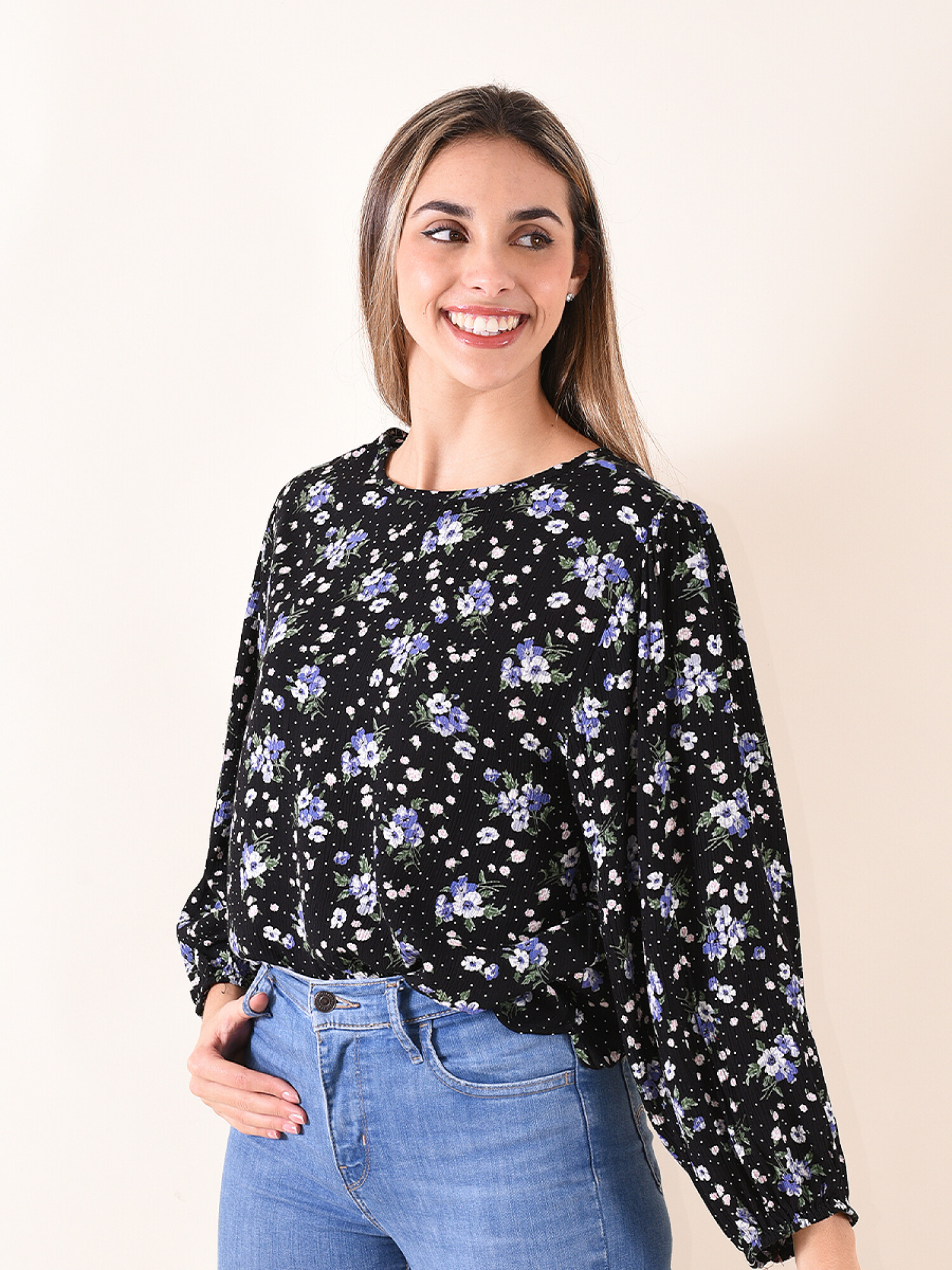 BLUSA ELENA NEGRO Guapa