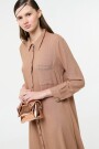 CAMISA LARGA Marron