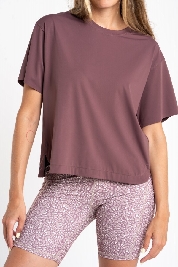 Remera Fitness Malva