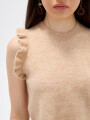 Chaleco Halyra Beige Melange