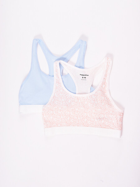TOP TEEN PACK X 2 VERDE AQUA