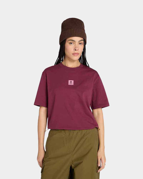 Polo Stack Mujer Burgundy