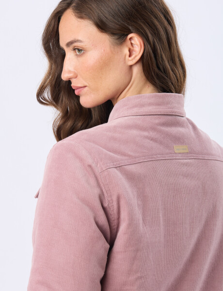 CAMPERA DE PANA Y CORDERITO Rosado