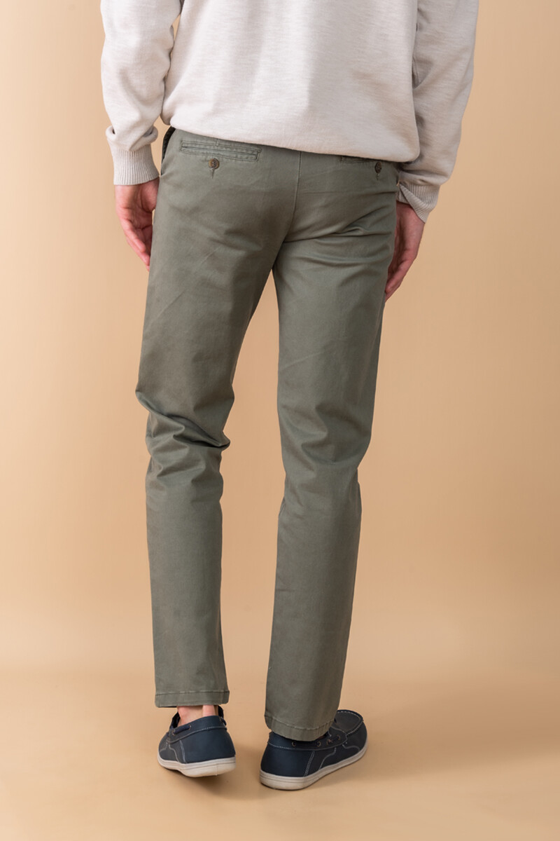 Pantalón chino Verde