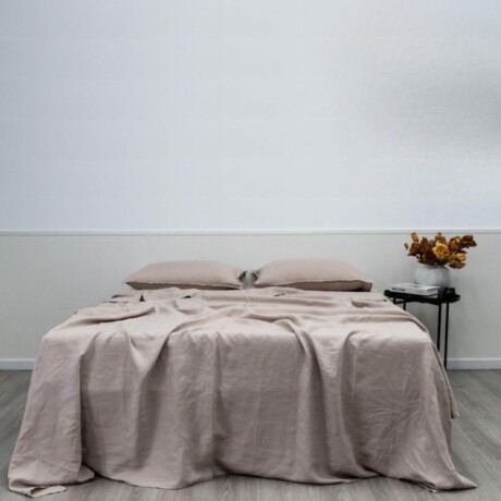 FUNDA DE DUVET FRENCH FLAX LINEN Beige - QUEEN