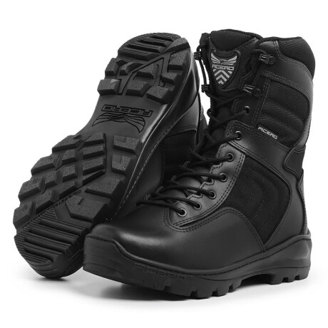 Botas tácticas Acero EXTREME - Cuero legítimo Negro