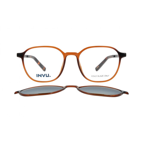 INVU Clip-On 42520C col Brown Invu Clip-on 42520c Col Brown