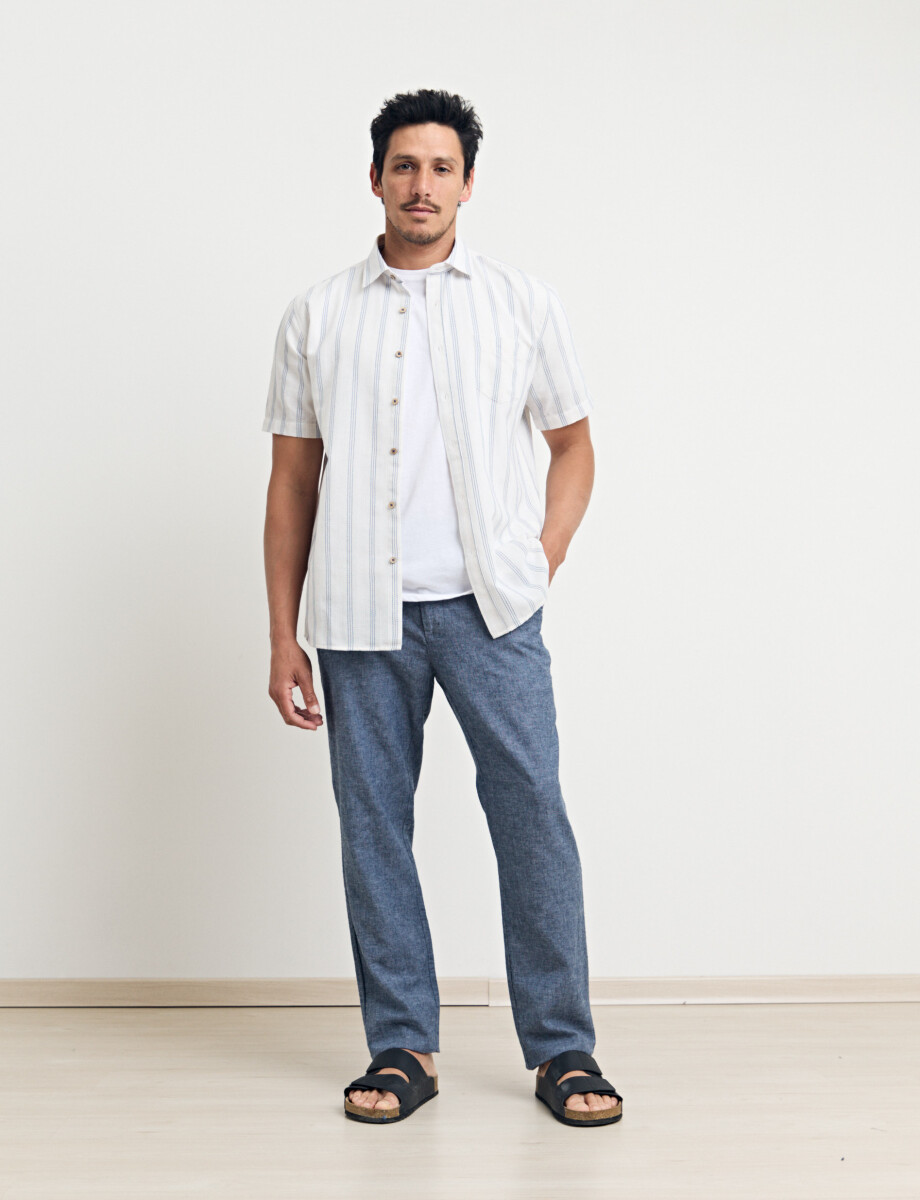 080577 PANTALON HARRY Azul Piedra