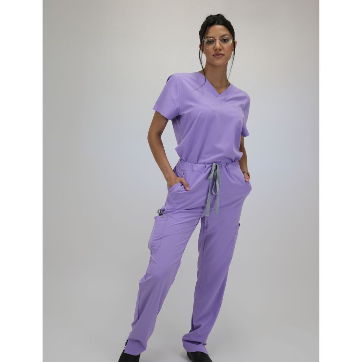 Set Médico Elastizado dama ARGON - Lavanda 