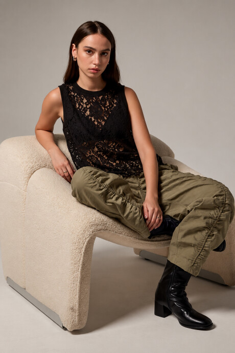 Musculosa Gulae Negro