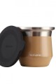 MATE TERRANO ACERO FLAP DORADO