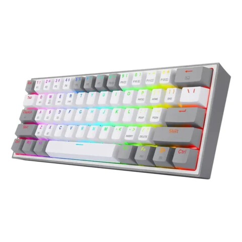 Teclado Gaming Redragon K616-RGB FIZZ PRO Blanco/Gris Teclado Gaming Redragon K616-RGB FIZZ PRO Blanco/Gris