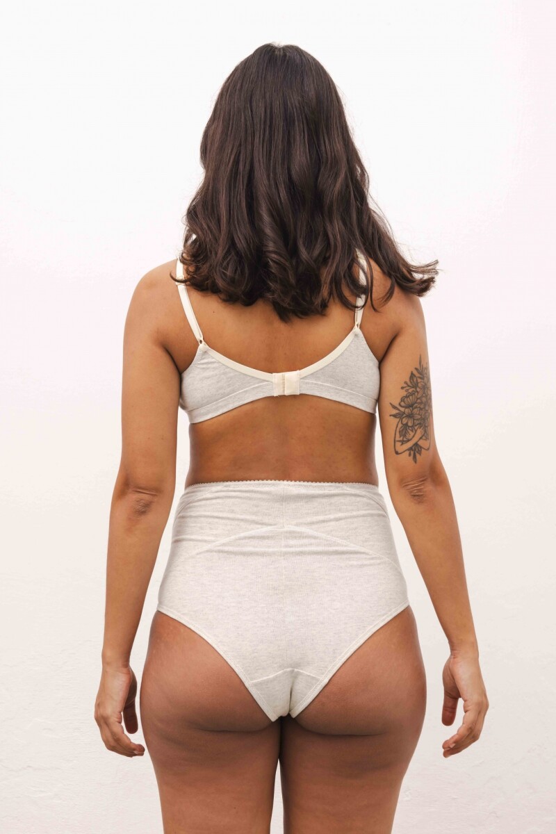 Bombacha Maternal Rita [MB3] Gris Melange