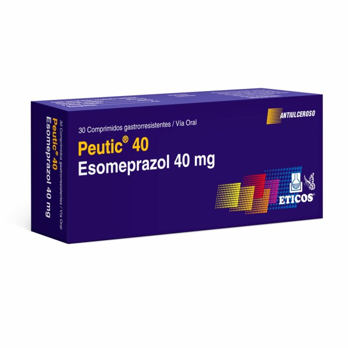 PEUTIC 40 MG. CJ X 30 COMP. única