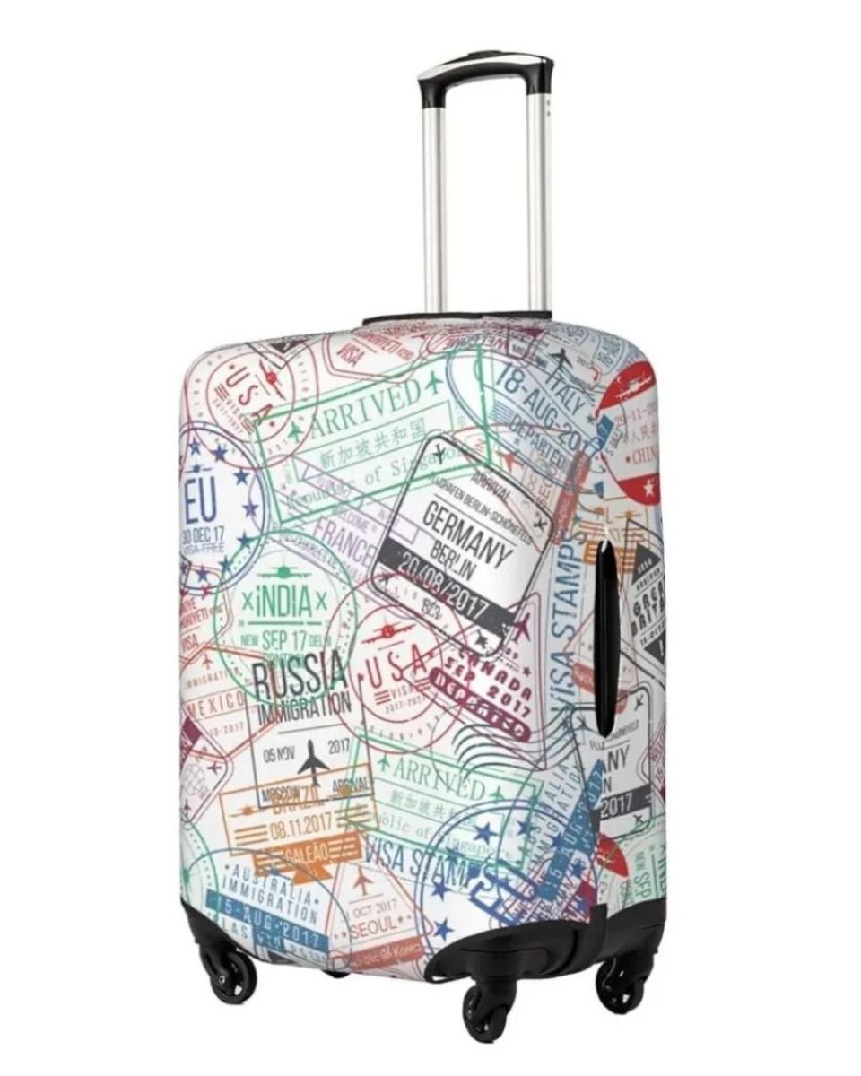 FUNDA PARA VALIJA ESTAMPADA L 