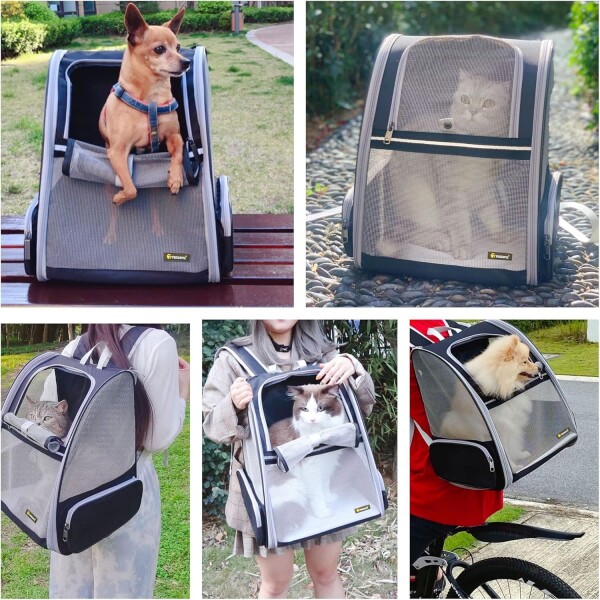 Mochila Bolso Trasportadora Malla Mascota Perros Gatos Viaje Mochila Bolso Trasportadora Malla Mascota Perros Gatos Viaje