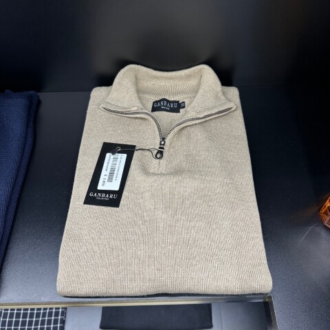 BUZO 1/2 CIERRE Beige